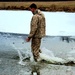 6th Marine Regiment troops jump in for cold-water immersion training at Fort McCoy
