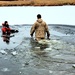 6th Marine Regiment troops jump in for cold-water immersion training at Fort McCoy