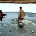 6th Marine Regiment troops jump in for cold-water immersion training at Fort McCoy