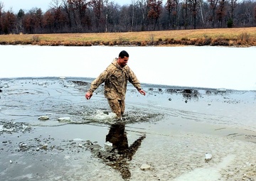 Photo Essay: Marines jump in for cold-water immersion training at Fort McCoy, Part I