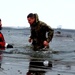 6th Marine Regiment troops jump in for cold-water immersion training at Fort McCoy