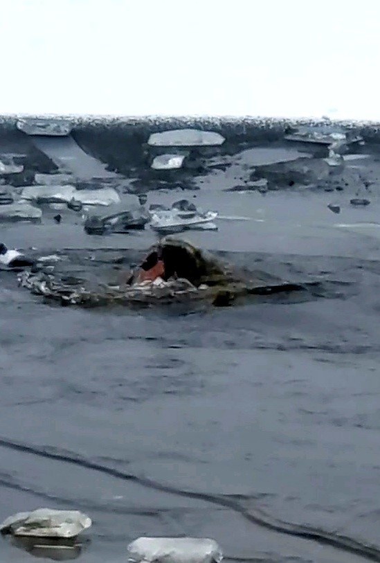 6th Marine Regiment troops jump in for cold-water immersion training at Fort McCoy