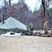 Marines practice tent building during Cold-Weather Operations Course training at Fort McCoy