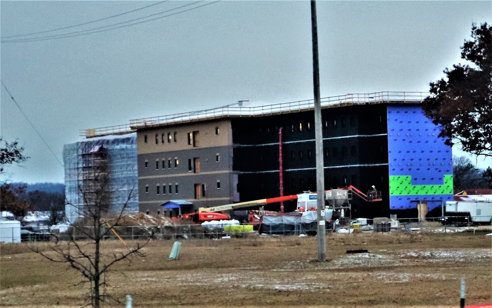 Barracks construction continues in 1600 block at Fort McCoy