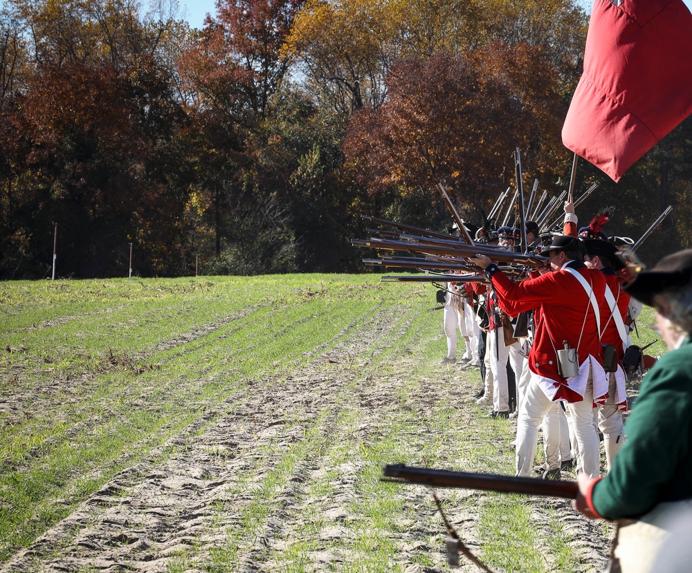 Marine Poolees Attend Revolutionary War Reenactment