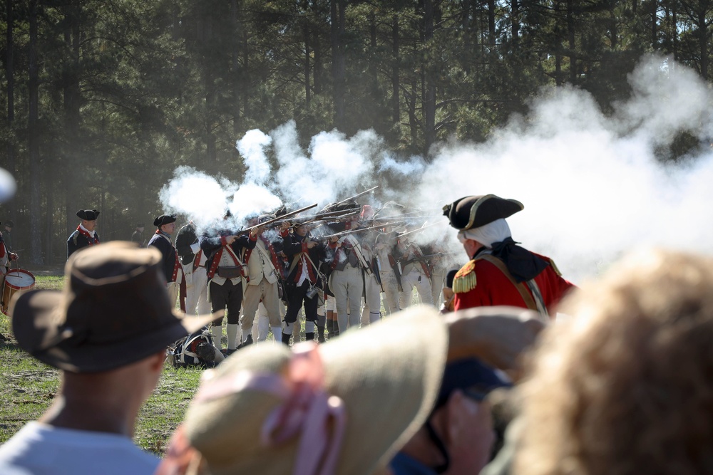Marine Poolees Attend Revolutionary War Reenactment