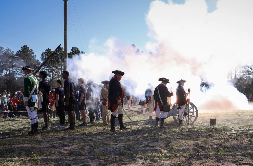 Marine Poolees Attend Revolutionary War Reenactment
