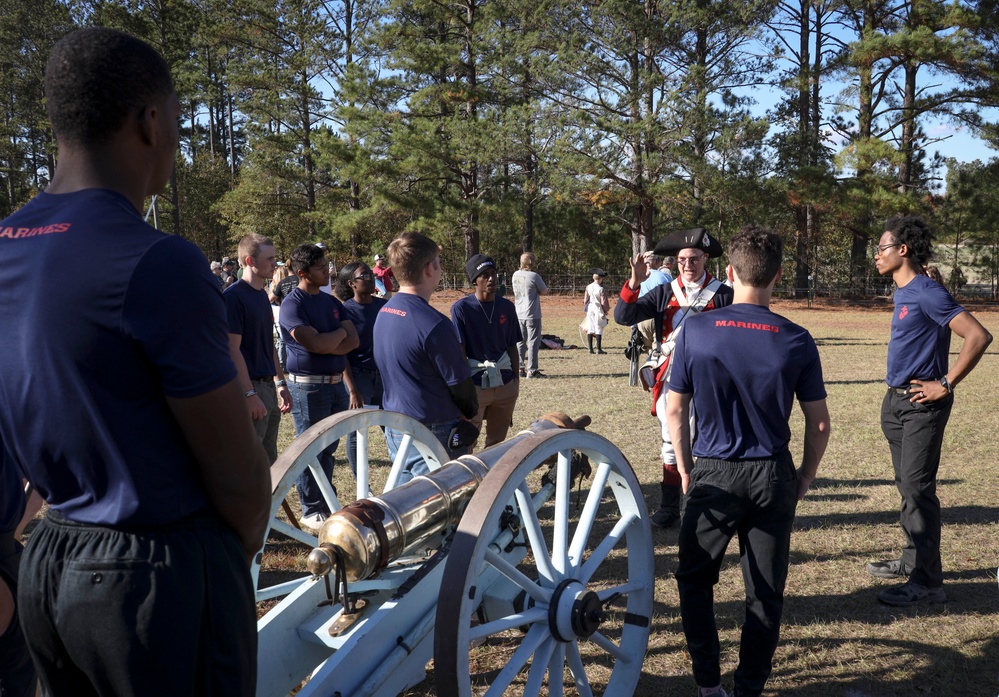 Marine Poolees Attend Revolutionary War Reenactment
