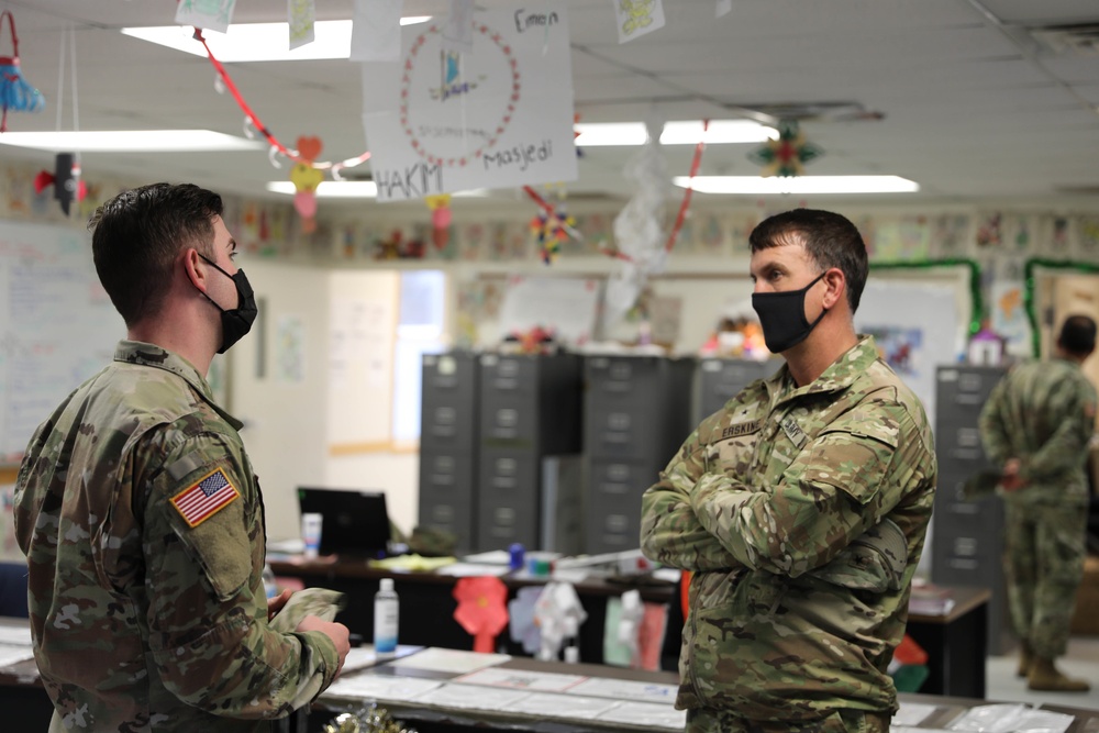 Brig. Gen. Todd Erskine Visits Task Force McCoy