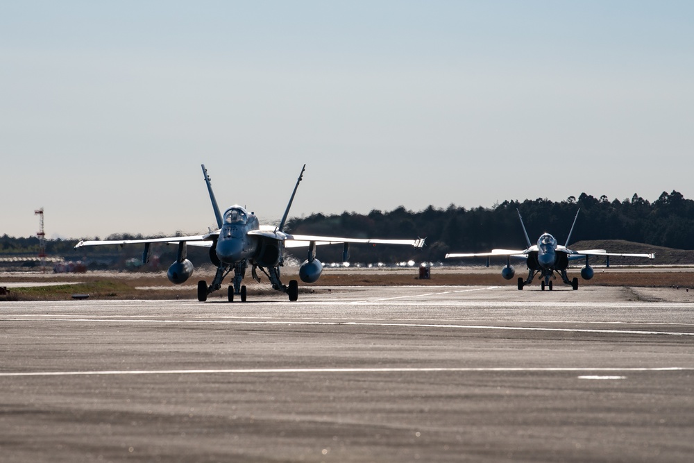 VMFA-112 Conduct Flight Operations out of Hyakuri