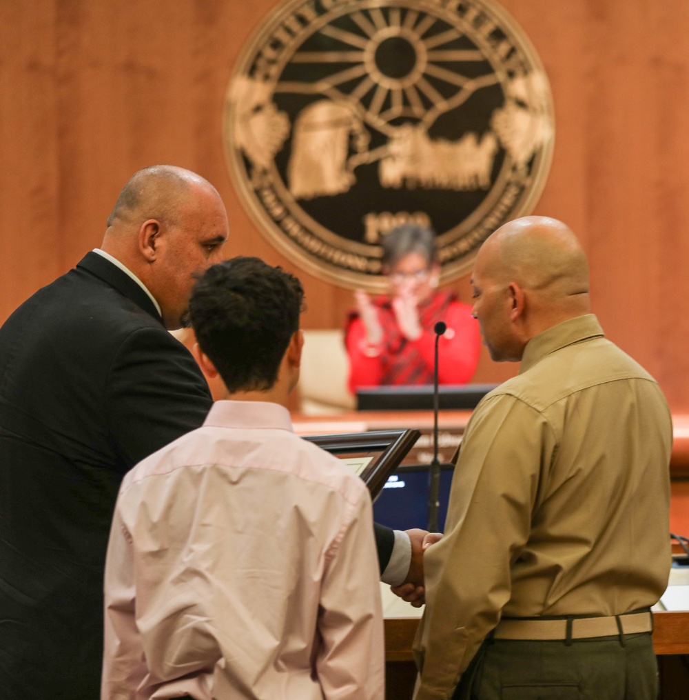 “If Not Me Then Who?” Marine saves three people from burning car