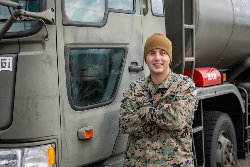 U.S. Marines Demonstrate How They Test Fuel To JASDF