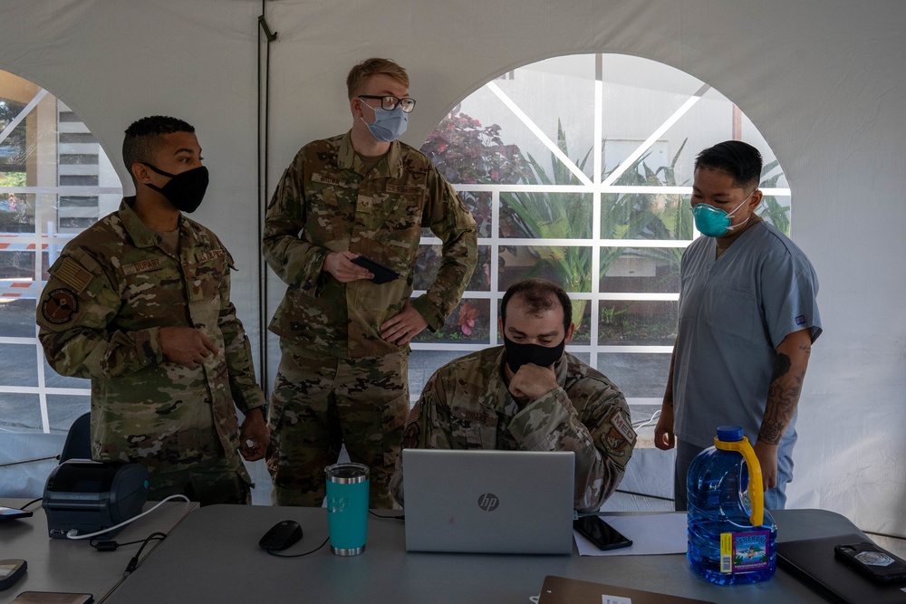 15th Medical Group Walk-in Triage Tent