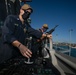 USS Sioux City Sailor Guides the Ship During Sea and Anchor Detail