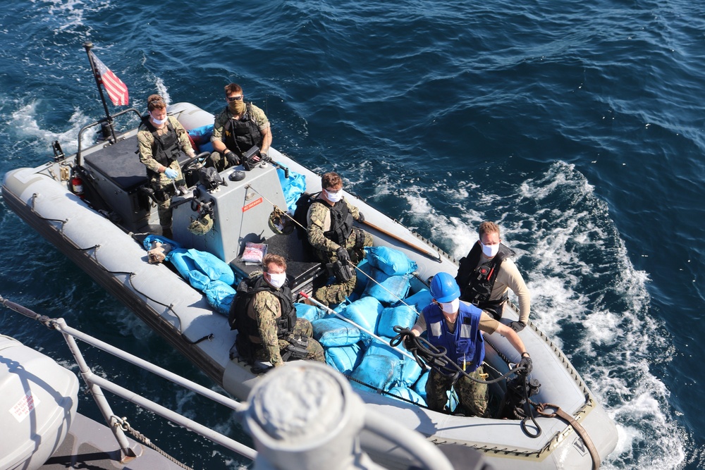 U.S. Navy Rescues Mariners Smuggling Illicit Drugs