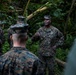 Iwo Jima PME with III MEF CG, Sgt. Maj, and CMC