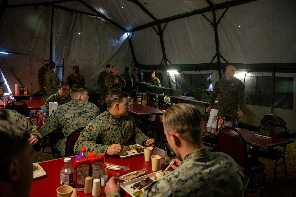 Top Enlisted Marine visits Marines supporting Operation Allies Welcome