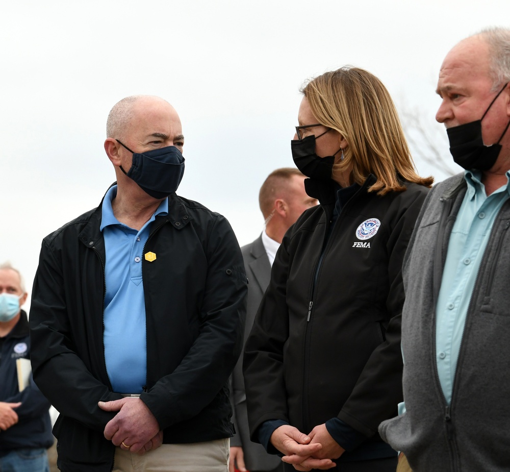 President Biden Visits Neighborhoods Impacted By Recent Tornadoes