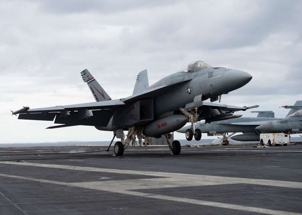 The Harry S. Truman Carrier Strike Group is on a scheduled deployment in the U.S. Sixth Fleet area of operations in support of naval operations to maintain maritime stability and security.