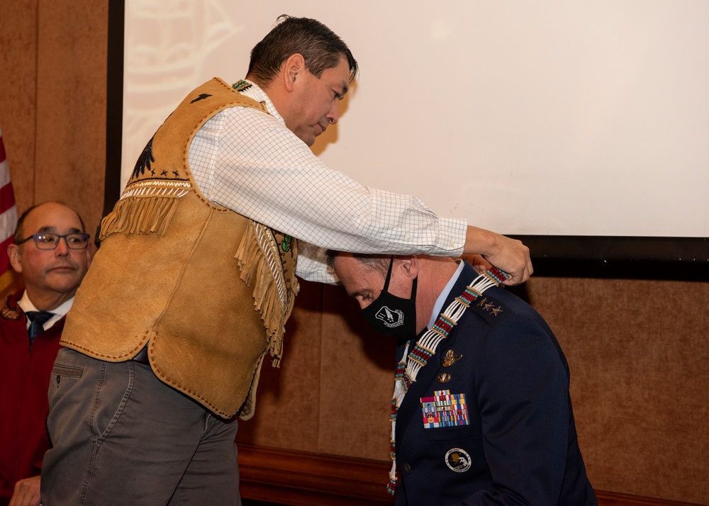 ANR, ALCOM, 11AF commander honored with Alaska Native Honoring Ceremony