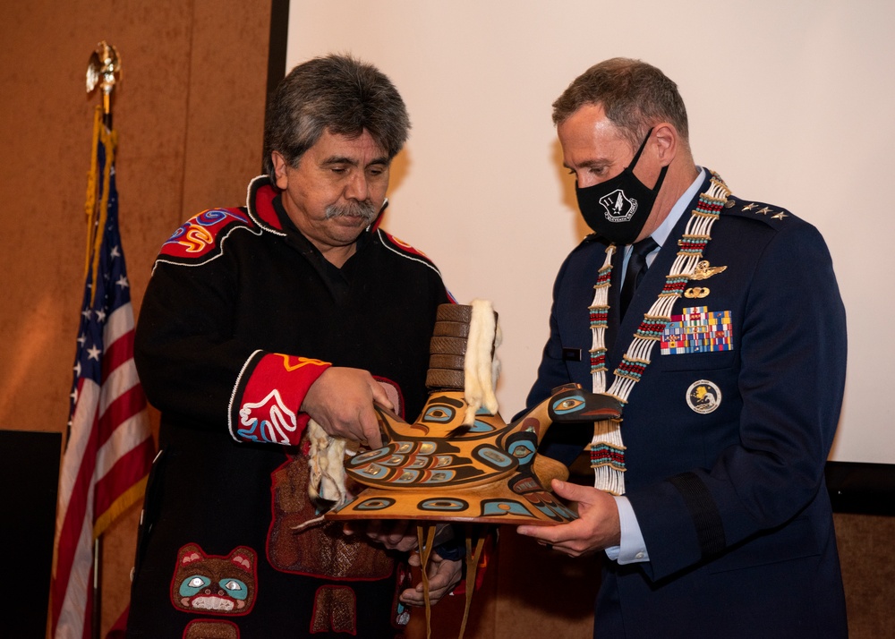 ANR, ALCOM, 11AF commander honored with Alaska Native Honoring Ceremony