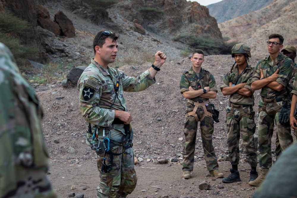 U.S. Army Mountain Warfare School hosts joint mountain training in Djibouti