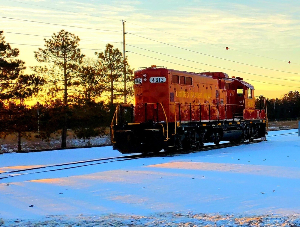 Locomotive at Fort McCoy