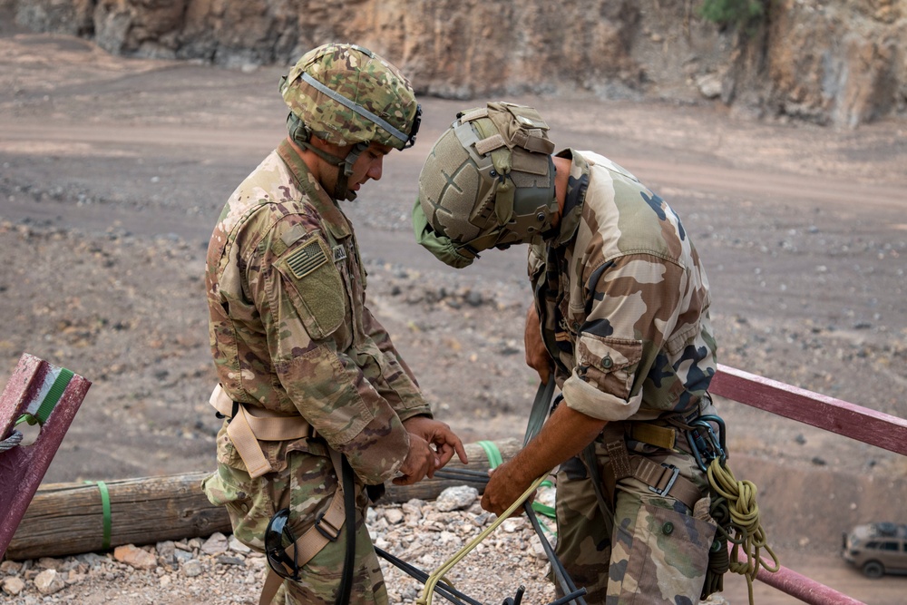 U.S. Army Mountain Warfare School hosts joint mountain training in Djibouti