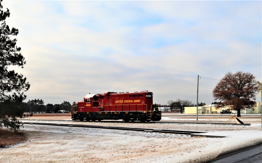 Locomotive at Fort McCoy