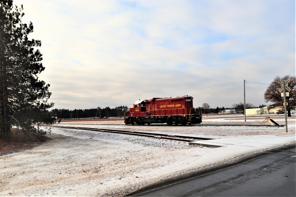 Locomotive at Fort McCoy