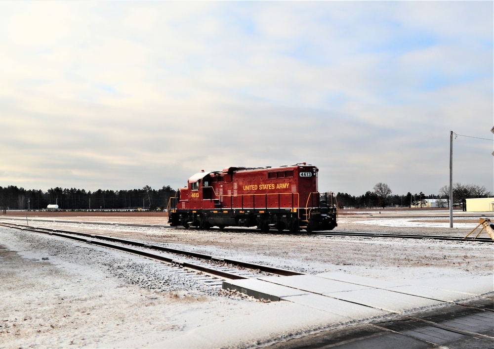 Locomotive at Fort McCoy