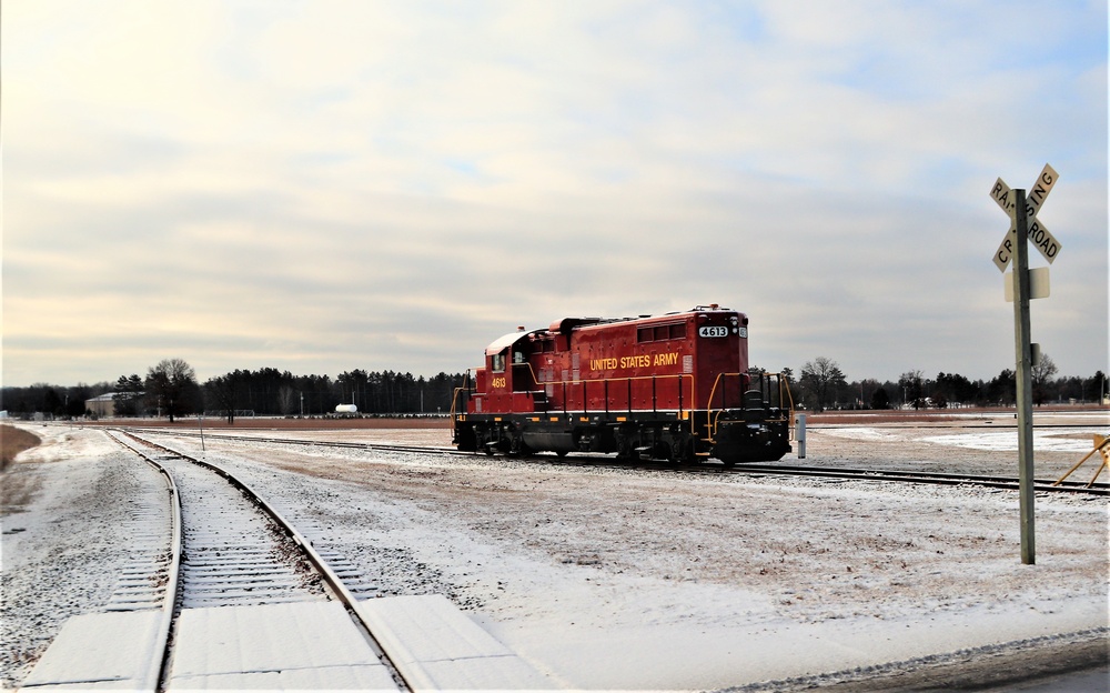 Locomotive at Fort McCoy