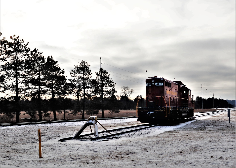 Locomotive at Fort McCoy