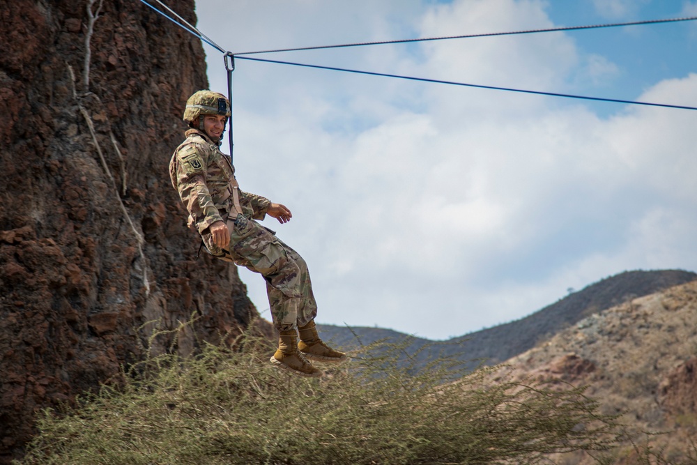 U.S. Army Mountain Warfare School hosts joint mountain training in Djibouti