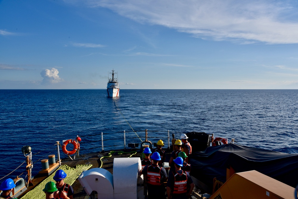 U.S. Coast Guard towing exercise