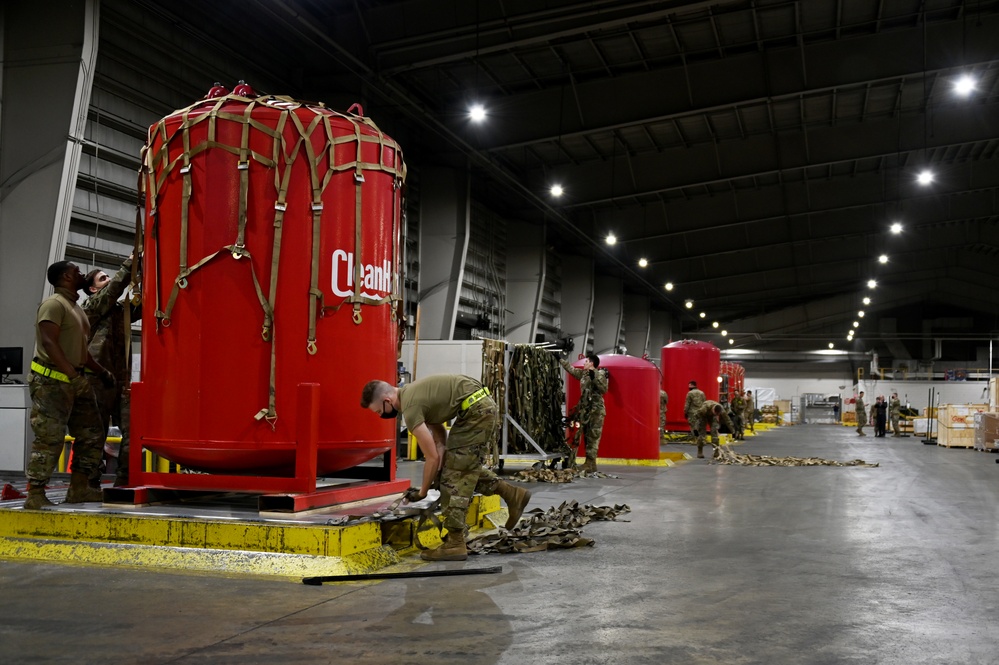305th APS Deliver Water Filtration Systems to Hawaii