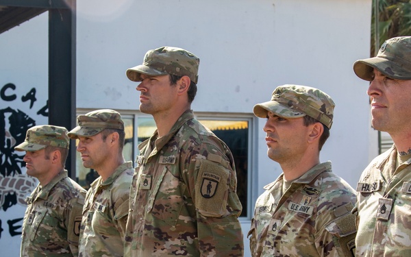 French service members complete the Joint Expeditionary Mountain Warfare Course in Djibouti