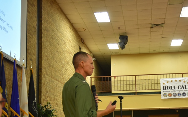 NAS JRB Fort Worth Skipper gives history of base to Roll Call veterans