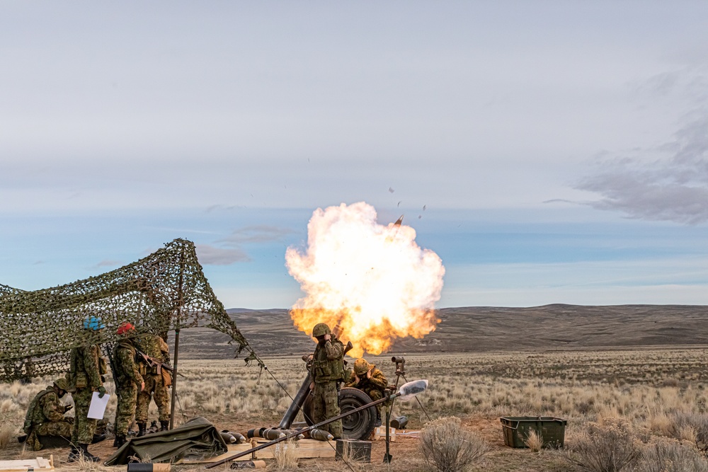 JGSDF Live Fire at Rising Thunder