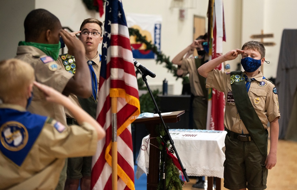 Local Boy Scout Troop celebrates Wright-Patt heritage.