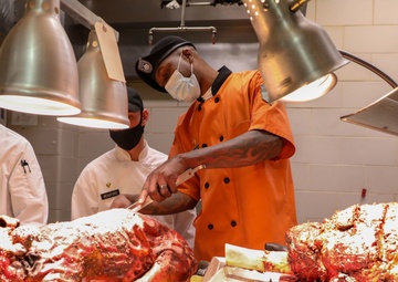 1st Infantry Division Thanksgiving Command Serving