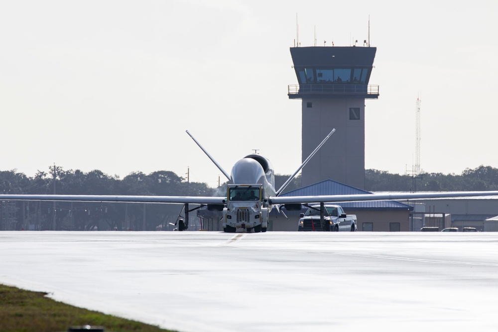 MQ-4C Triton arrives to NS Mayport