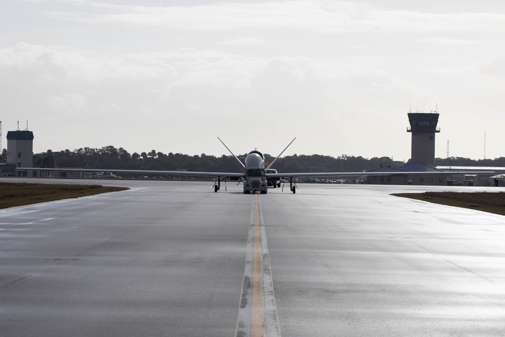 MQ-4C Triton arrives to NS Mayport