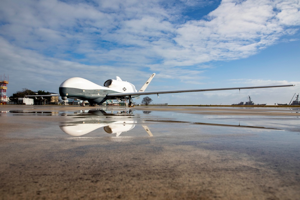 MQ-4C Triton arrives to NS Mayport