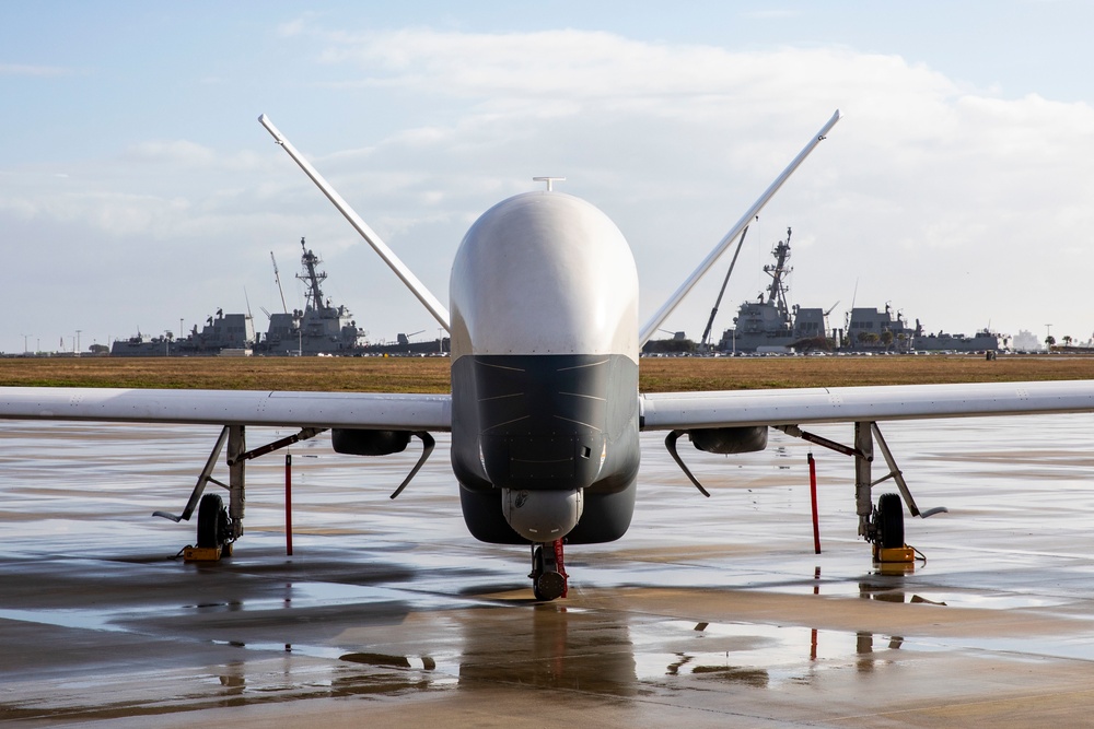 MQ-4C Triton arrives to NS Mayport