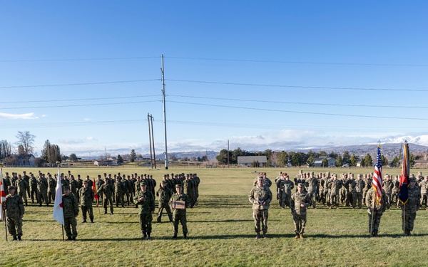 Closing Ceremony at Rising Thunder