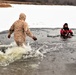 Marines jump in for cold-water immersion training during CWOC ops at Fort McCoy