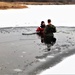 Marines jump in for cold-water immersion training during CWOC ops at Fort McCoy