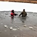 Marines jump in for cold-water immersion training during CWOC ops at Fort McCoy