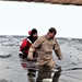 Marines jump in for cold-water immersion training during CWOC ops at Fort McCoy